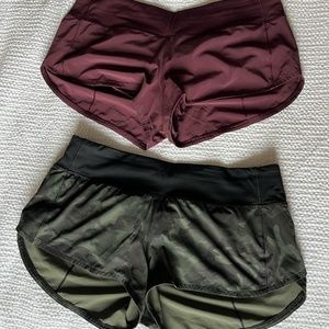 Lululemon Speed Up Shorts